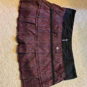 Lululemon pacesetter skirt, sz 10